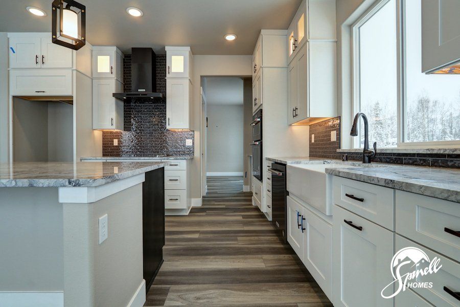 Spinell Homes | New Custom Homes | Anchorage Alaska | Kitchen | Kitchen Island |