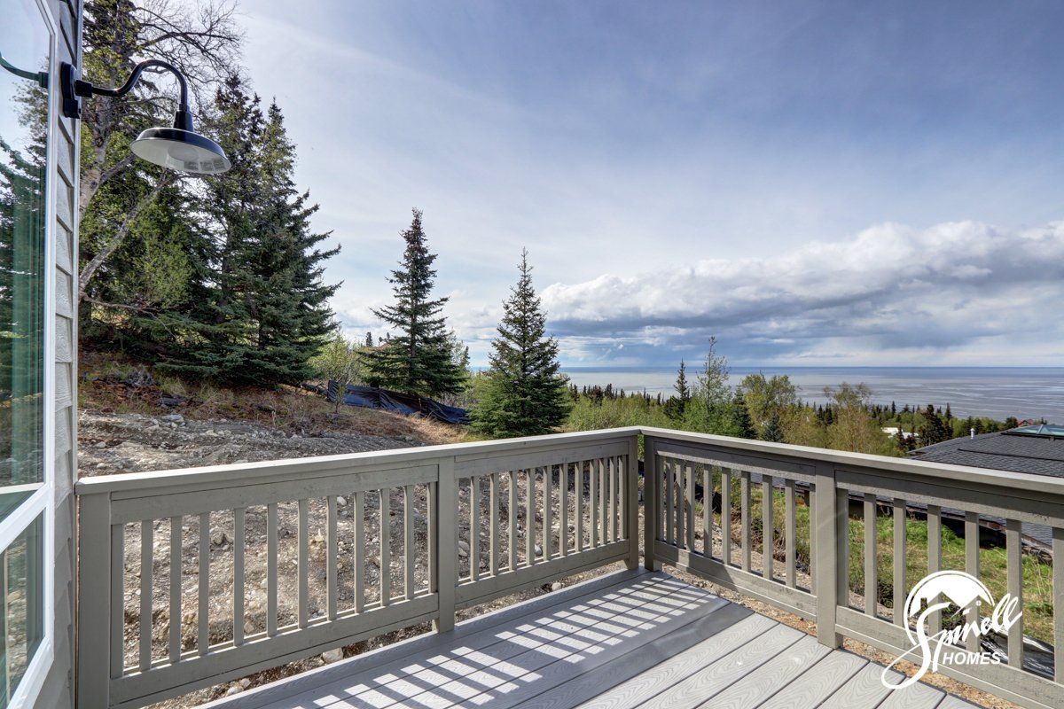 Spinell Homes | New Custom Homes | Anchorage Alaska | Outdoor Space | Backyard | Front Lawn | Wooden Deck | Patio