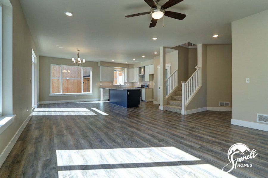 Spinell Homes | New Custom Homes | Anchorage Alaska | Living Area | Dinning Room | Dinning Combo |