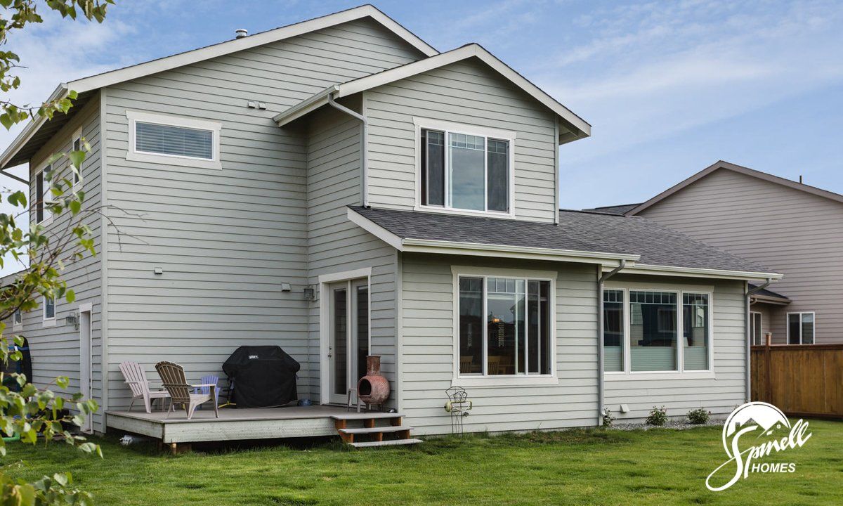 Spinell Homes | New Custom Homes | Anchorage Alaska | Outdoor Space | Backyard | Front Lawn | Wooden Deck | Patio