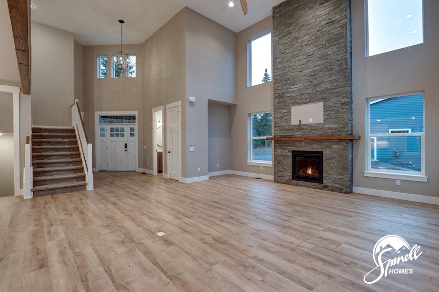 Spinell Homes | New Custom Homes | Anchorage Alaska | Living Area | Dinning Room | Dinning Combo |
