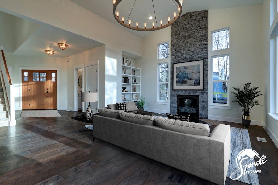 Spinell Homes | New Custom Homes | Anchorage Alaska | Living Area | Dinning Room | Dinning Combo |