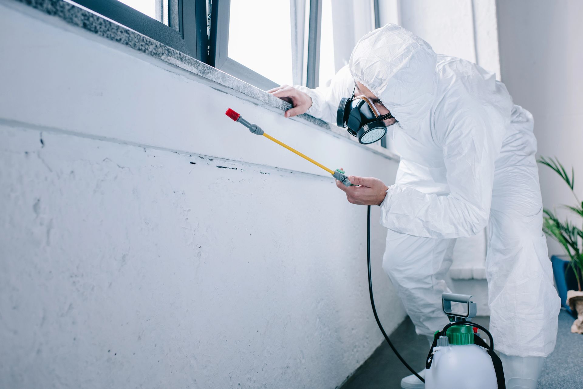 Applicazione manuale dello stucco sulle piastrelle con un frattazzo su un muro.