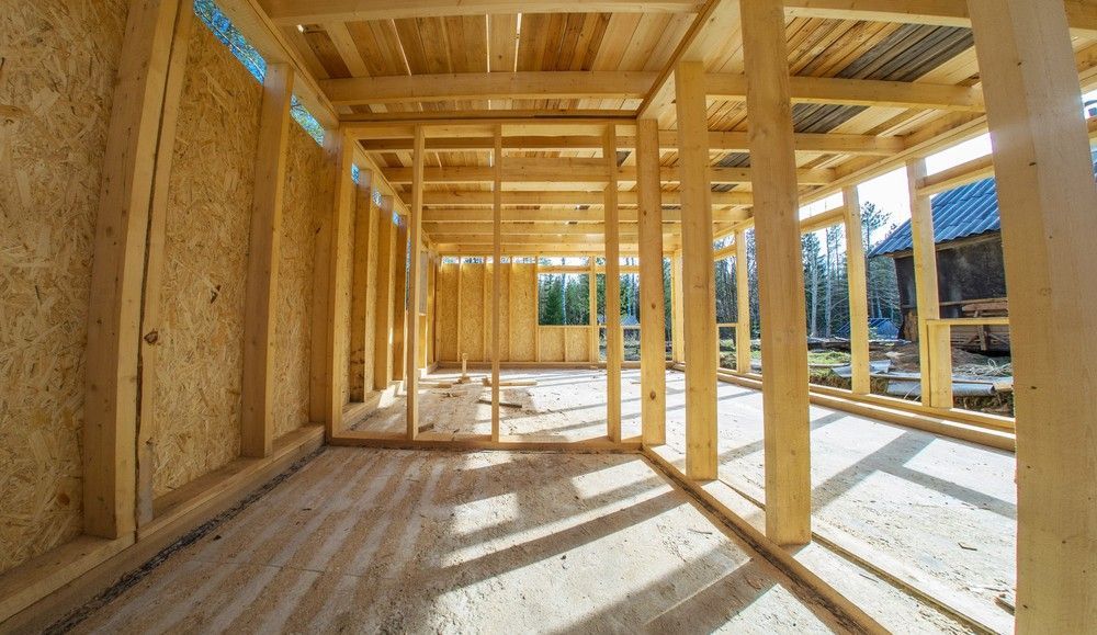 Interior of a Wooden Structure Under Construction — Snell Earthworx In Maryborough, QLD