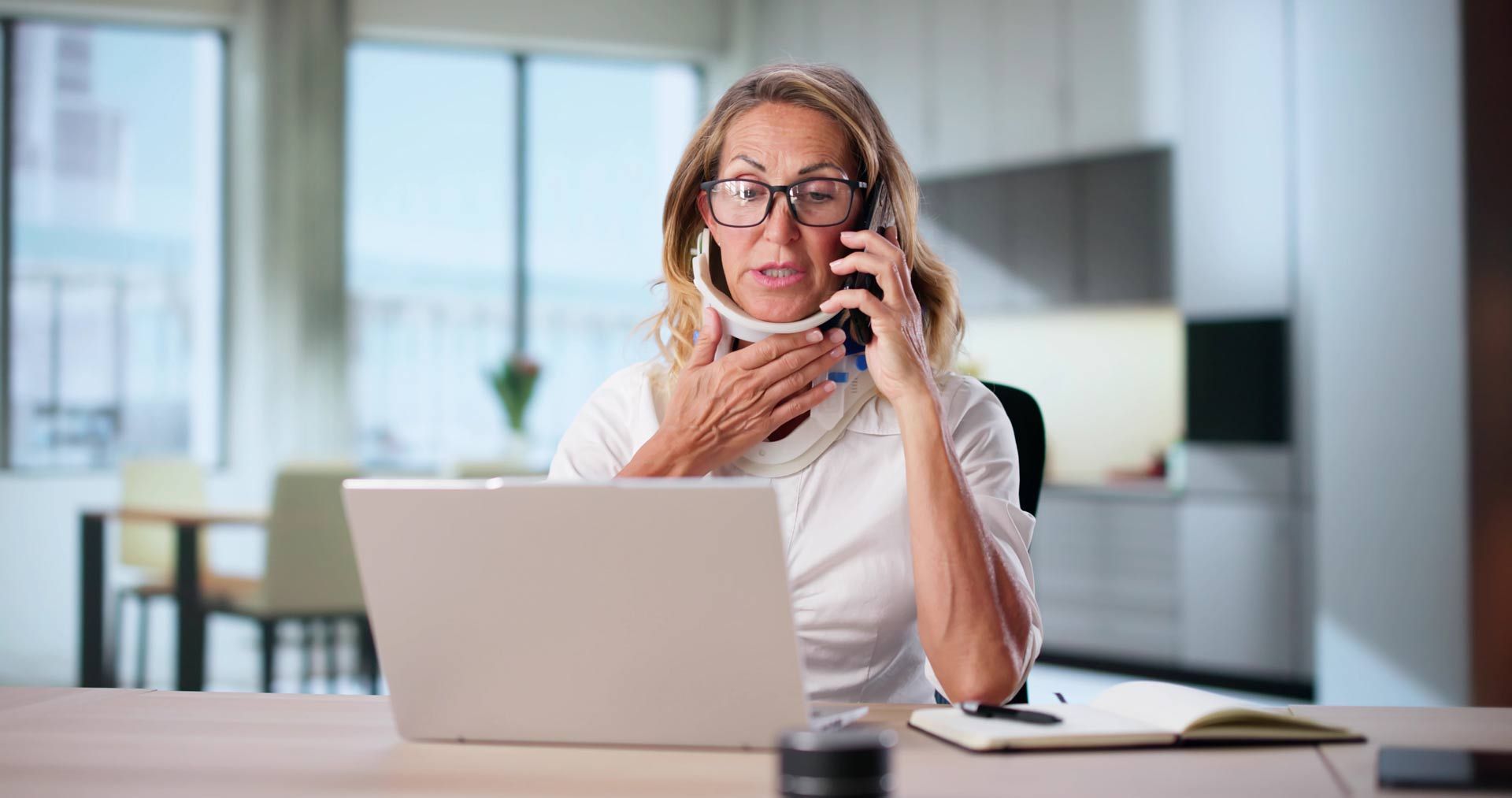 Injured worker applying for compensation after workplace accident. Injured worker applying for compensation after workplace accident.