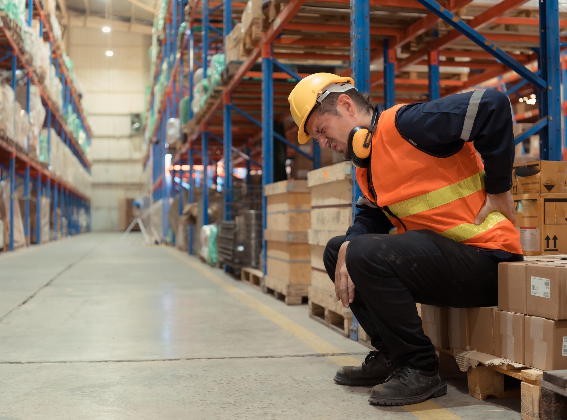 Back pain often occurs with employees who work in warehouses