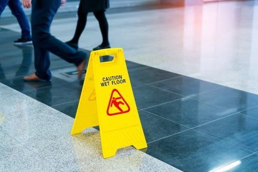 Caution for wet floor warning sign Caution for wet floor warning sign