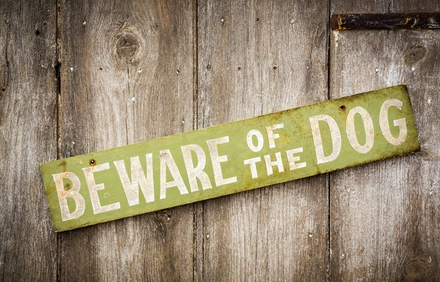 Personal Injury Attorney — Beware of the Dog Signage in Aiken, SC Personal Injury Attorney — Beware of the Dog Signage in Aiken, SC