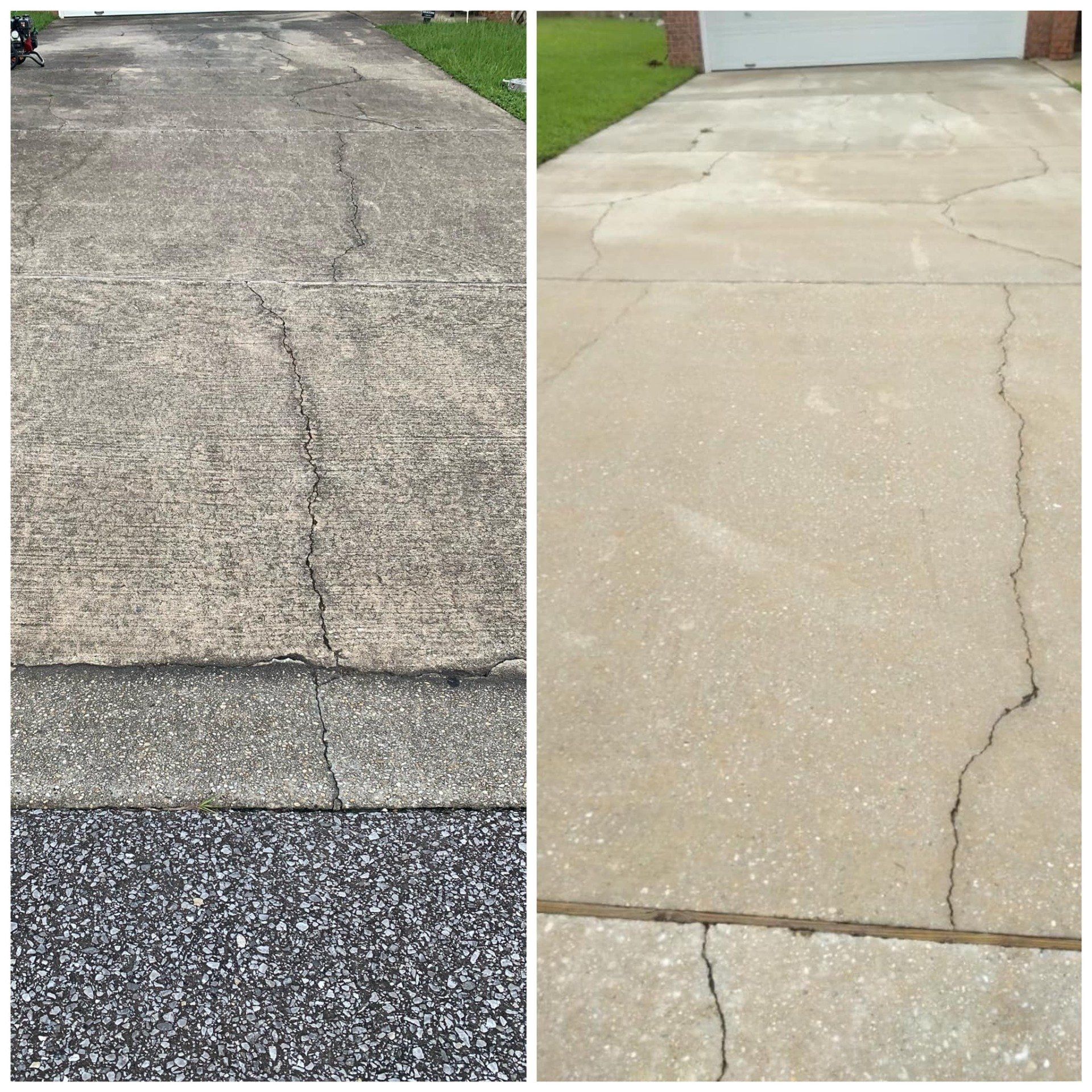 Driveway washing | Pensacola, FL | Spray Em Down Pressure Washing