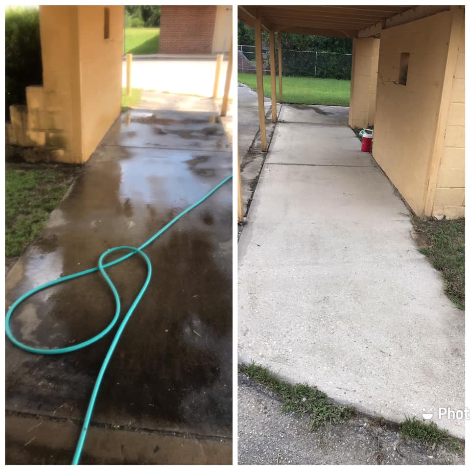 Concrete washing | Pensacola, FL | Spray Em Down Pressure Washing