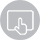 A hand is pointing at a screen in a circle.