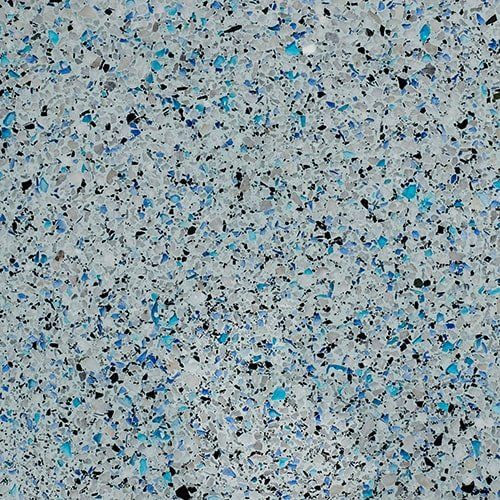 A close up of a gray and blue marble texture.