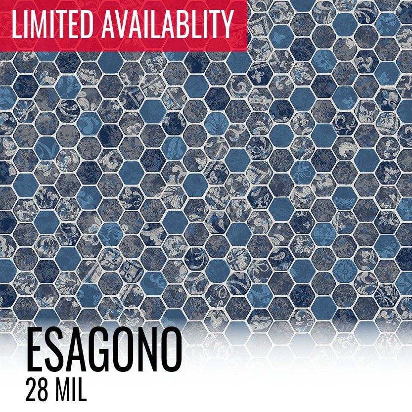 A limited availability poster for esagono 28 mil