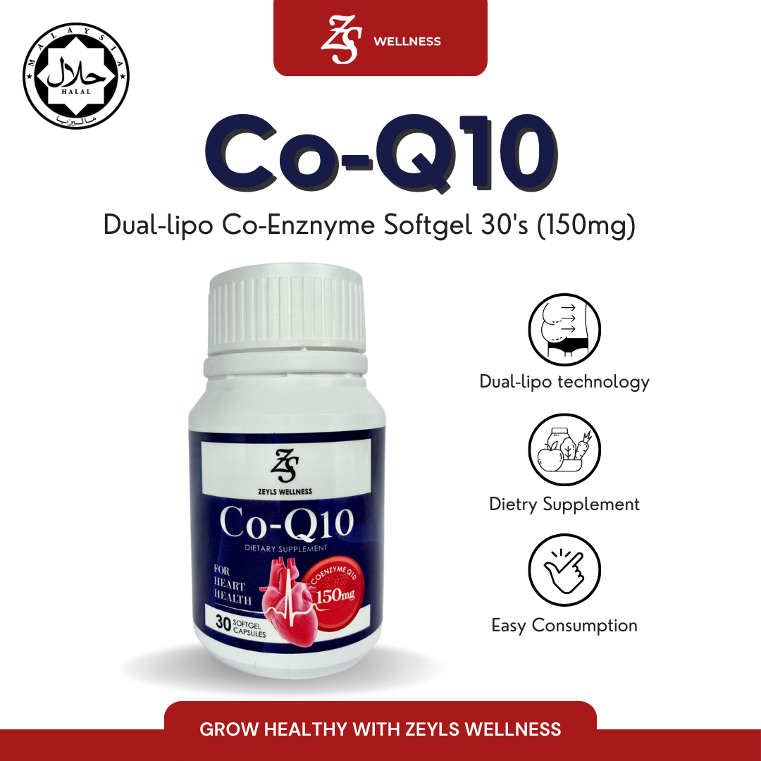 Dual Lipo Co-enzyme Q10 softgel 30's