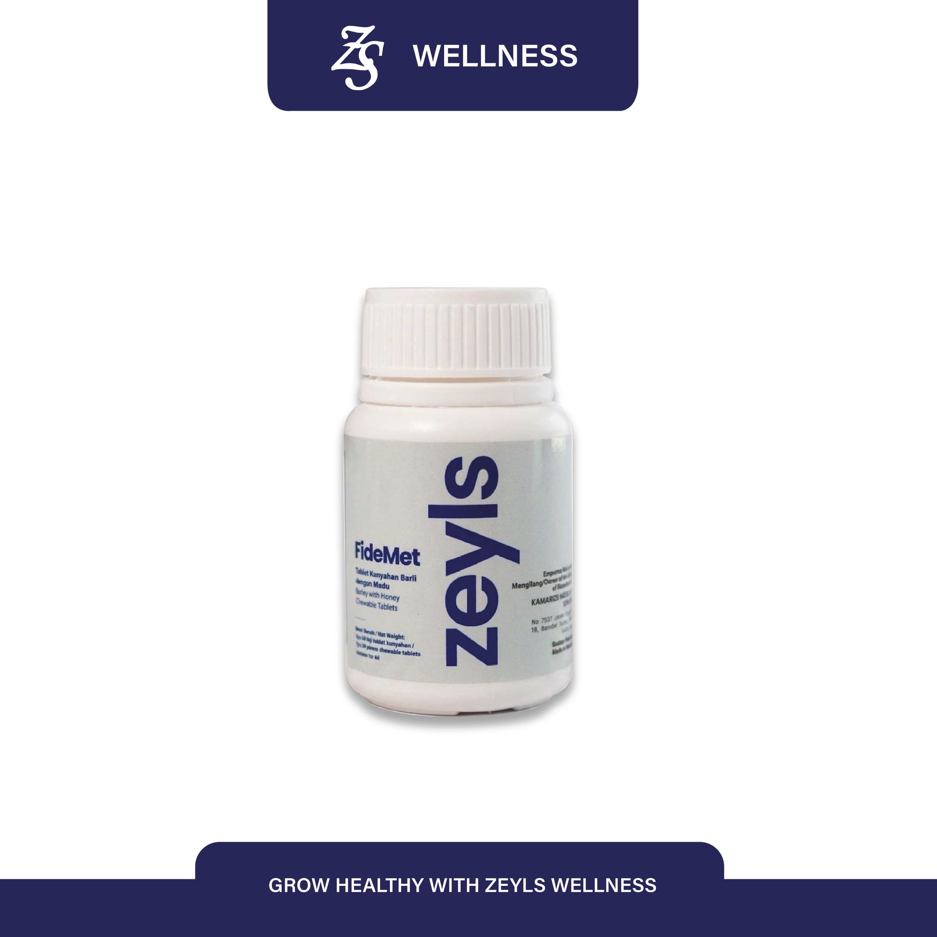Zeyls FideMet Trim 30 Chewable Tablets