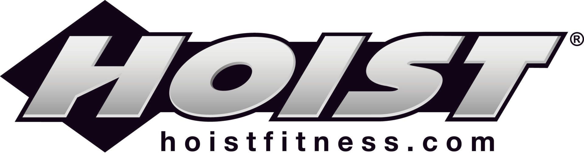 HOIST Fitness logo in black and gray with hoistfitness.com below