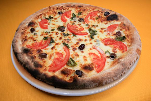 pizza con verdure