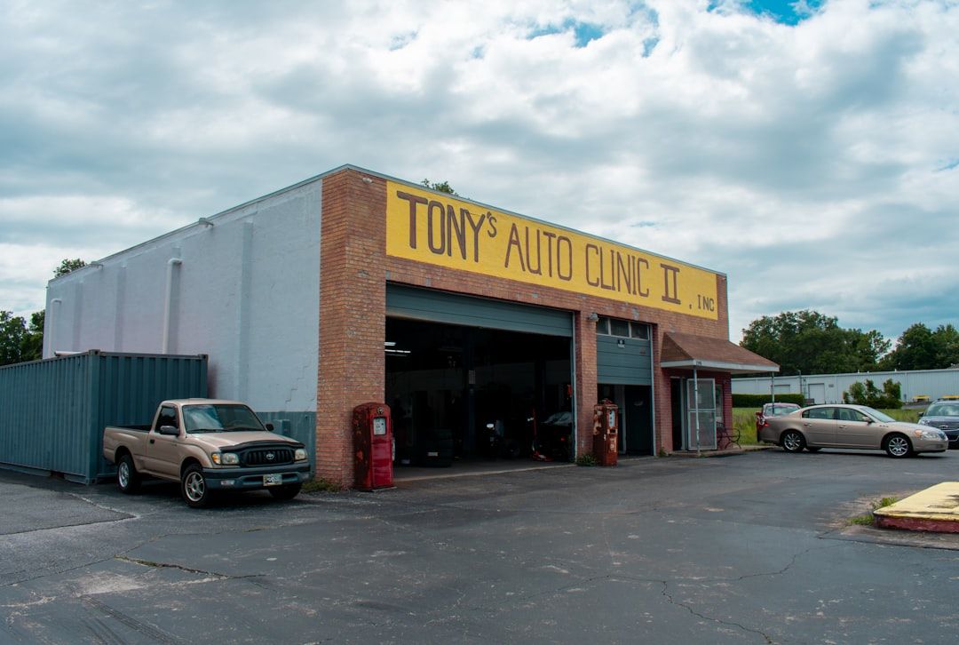 Local auto repair shop storefront illustrating what is imc in marketing