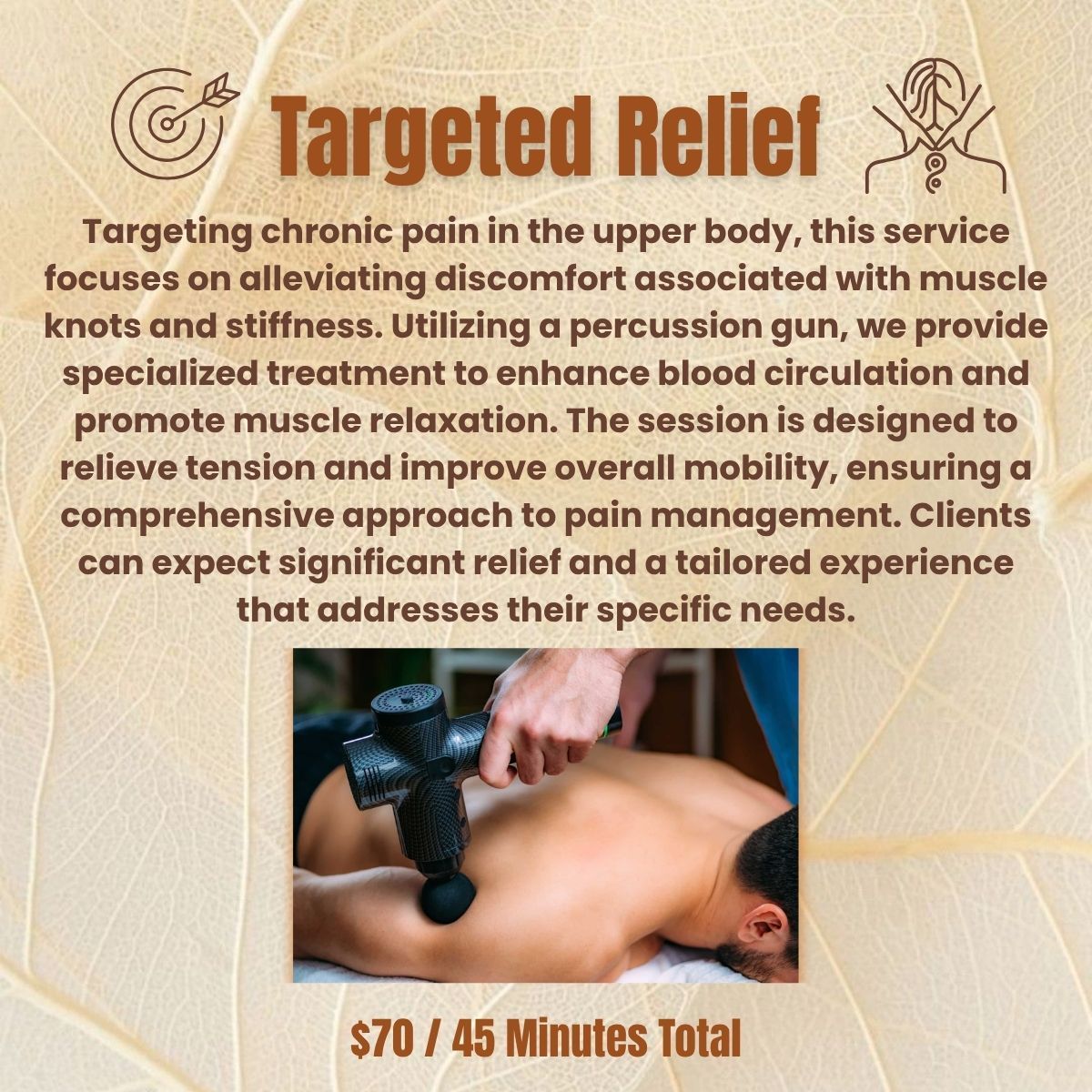 DeVine Desert Facial spa ad with green clay masks, honey, and glowing red treatment light