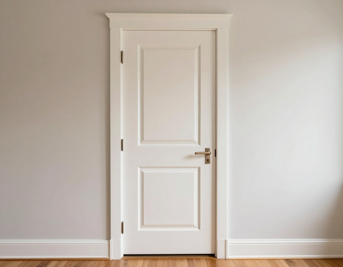 Updated interior door and trim in a Lawrence-area remodel