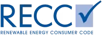 The logo for the renewable energy consumer code