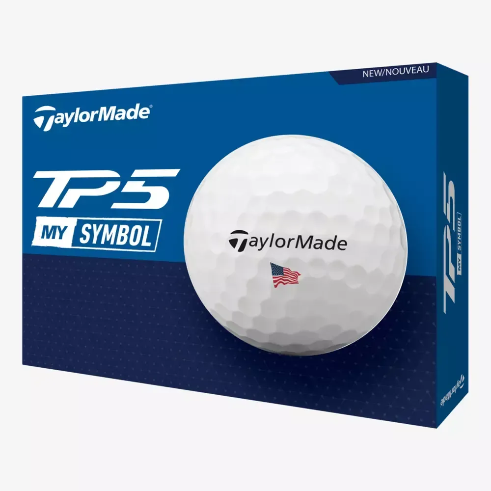 TaylorMade TP5 MySymbol USA Golf Balls