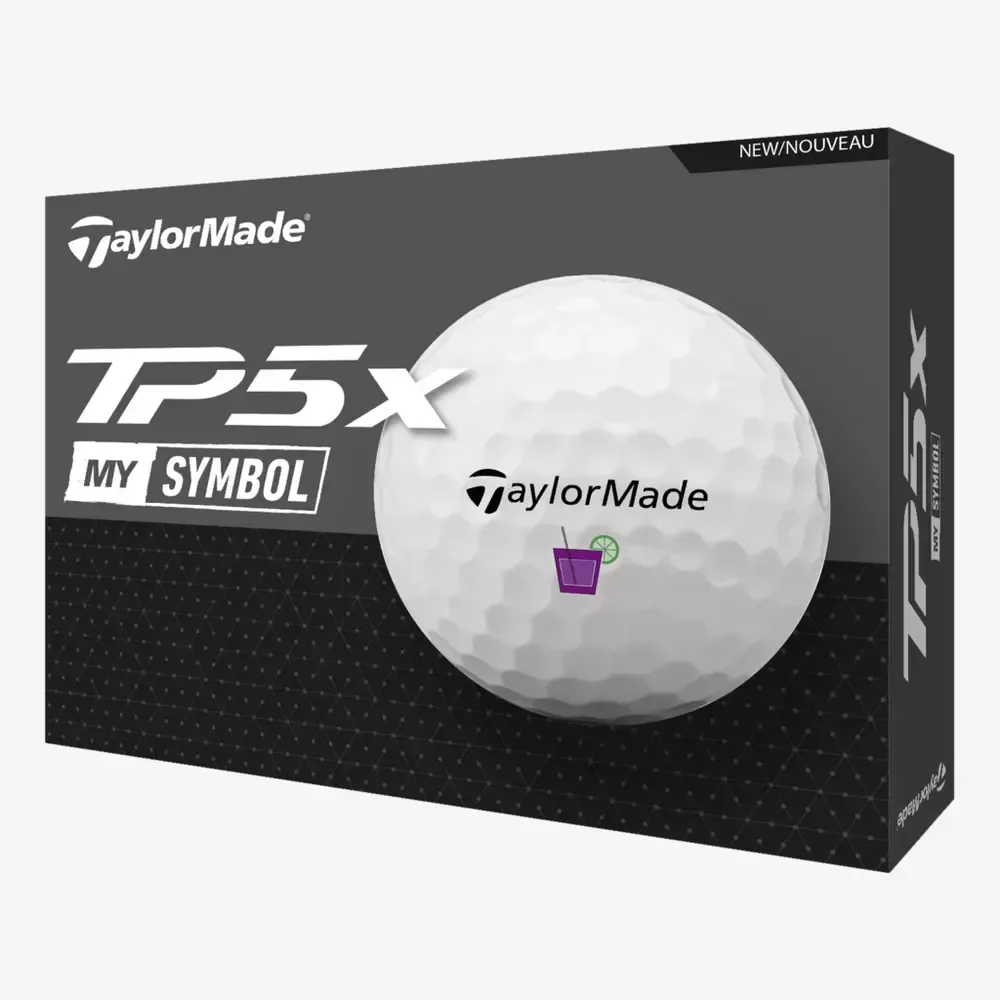 TaylorMade TP5x MySymbol Golf Balls