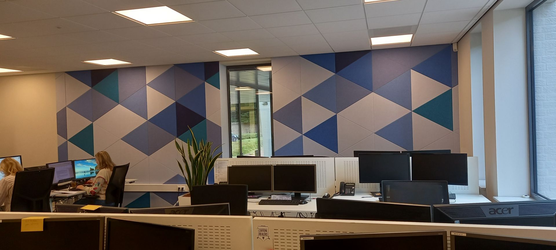 Decoratieve PET-vilt wandpanelen die design en akoestisch comfort combineren