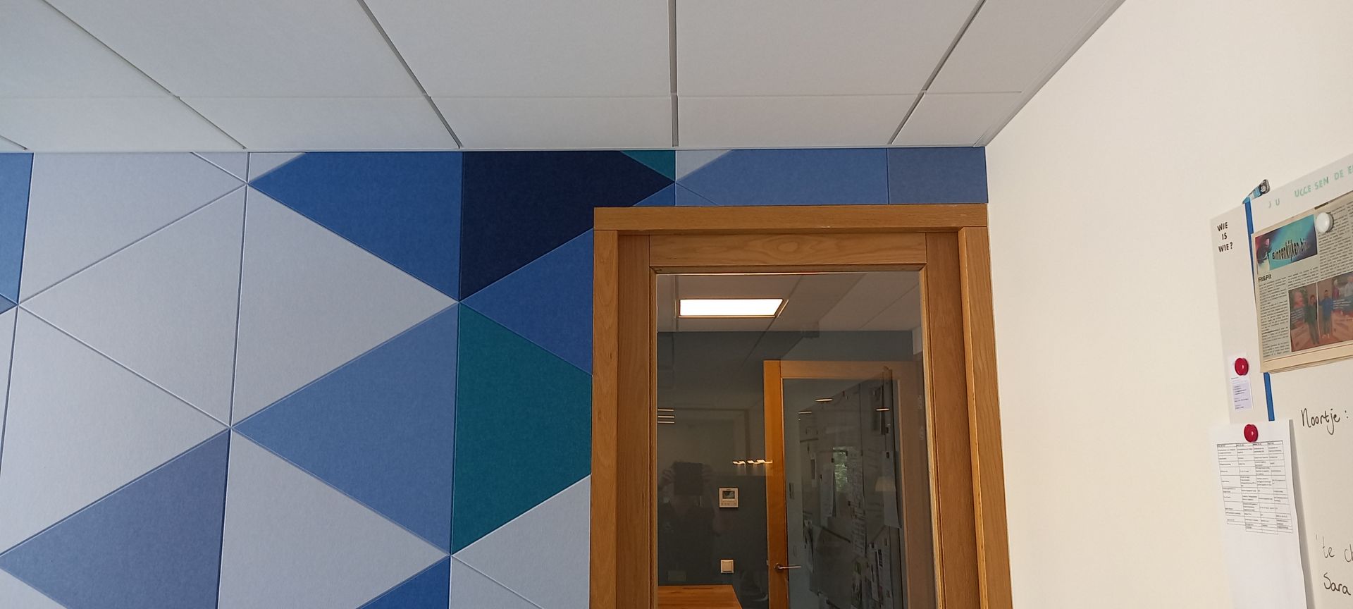 Professioneel gemonteerde PET-vilt panelen als duurzame oplossing tegen geluidsoverlast