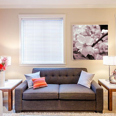 Modern Living Room — Mansfield, TX — A+ Blinds