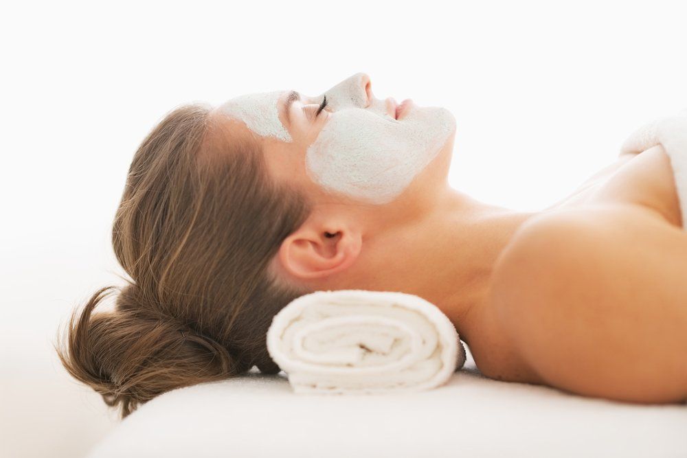 Woman With Revitalizing Mask — VR Mobile Beauty Therapy In Oxenford QLD