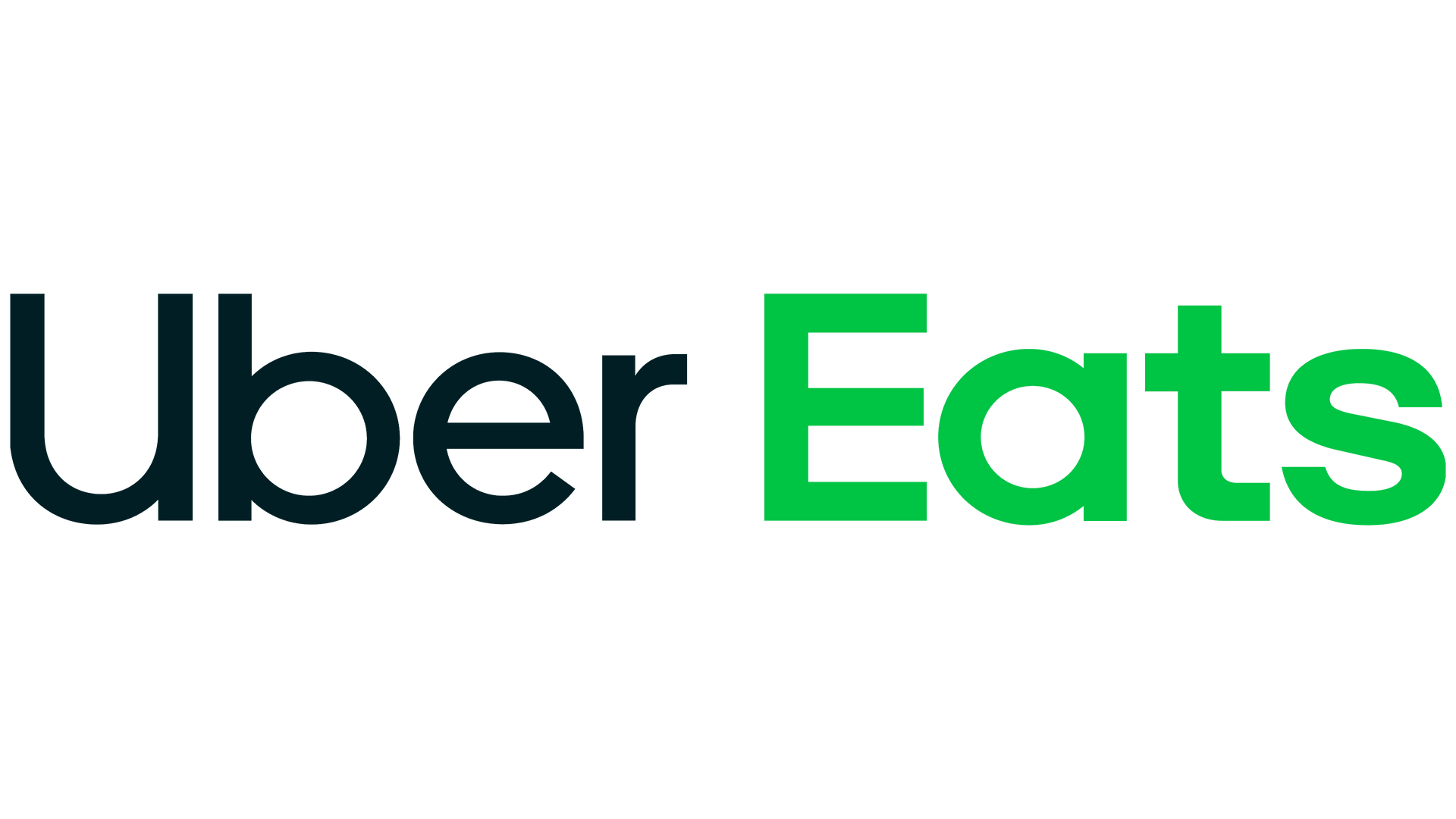 Uber Eats logo in black and green text.