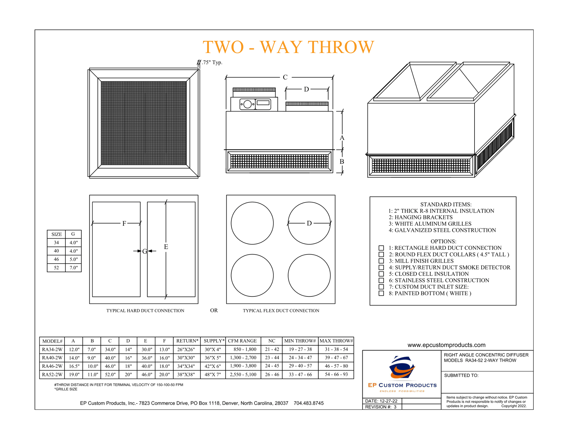 A black and white drawing of a two way throw.