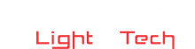 Logo rosso “Light Tech” su sfondo bianco.