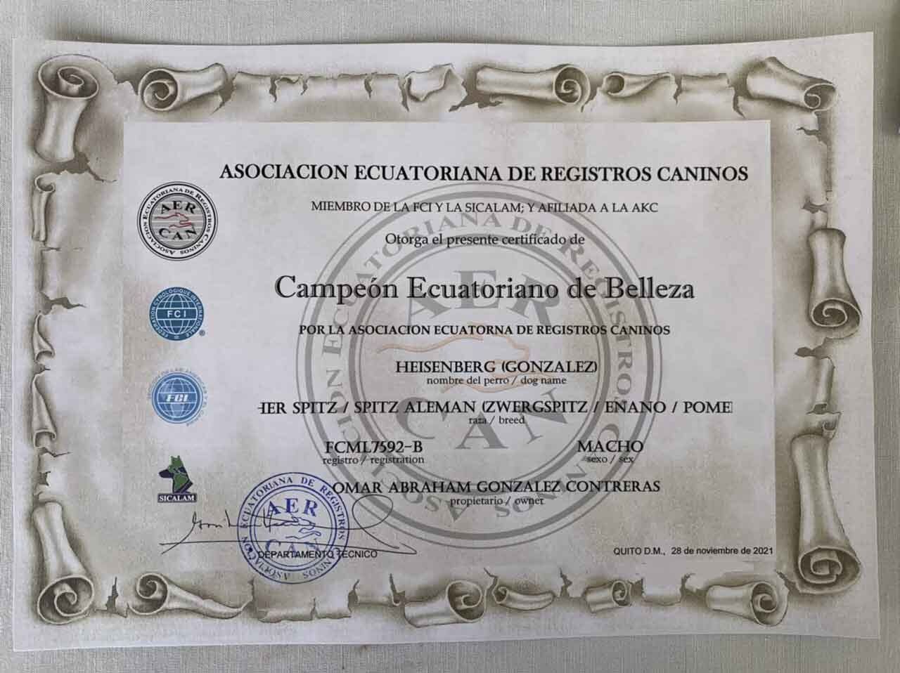 reconocimientos