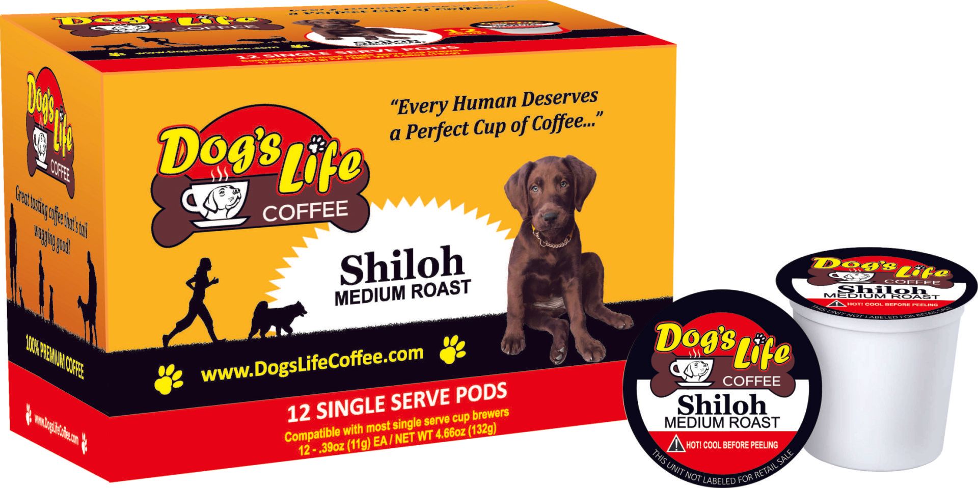 Dog's Life Coffee | Coffee Grounds | Cup Roasts | Santa Maria