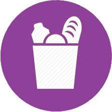 Icon for get help: food pantry assistance