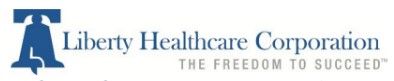 Liberty healthcare corporation the freedom to succeed logo