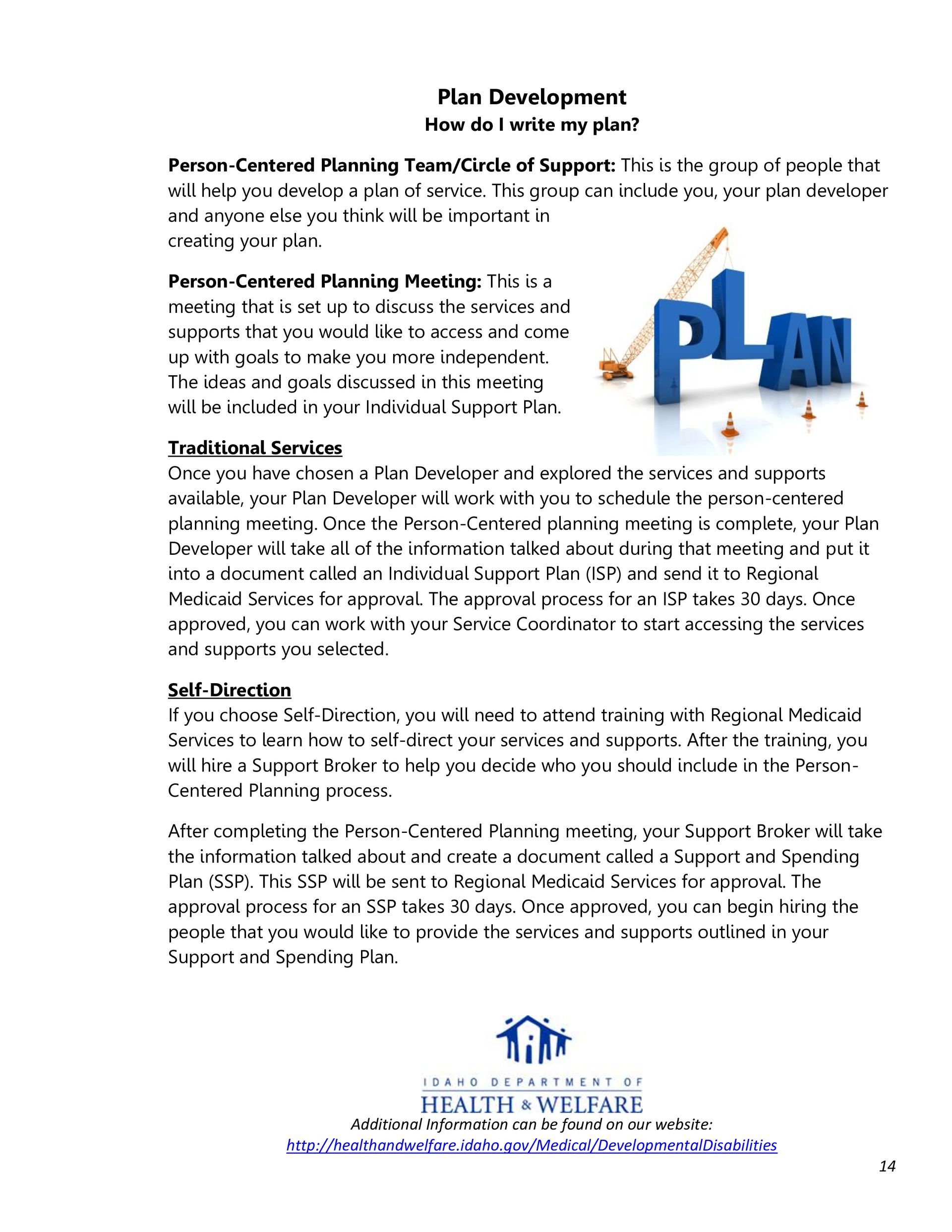 A white paper with blue letters that say plan on it.