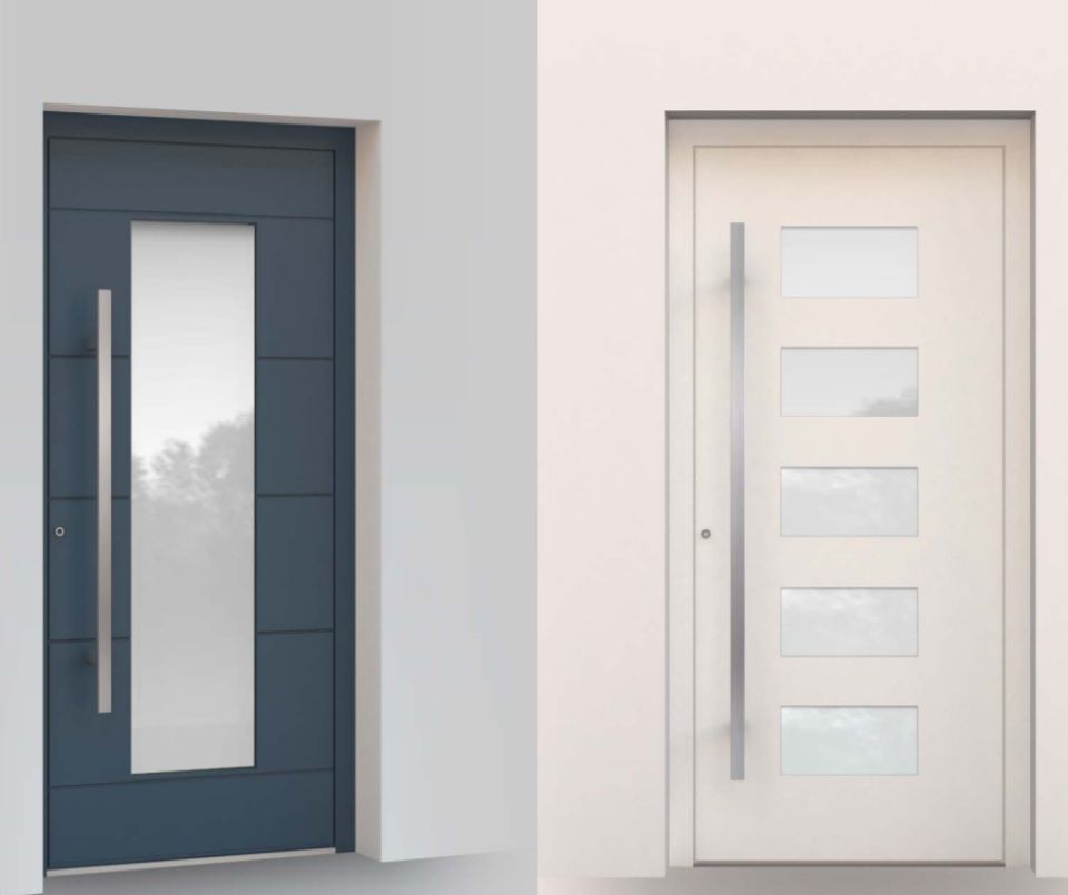 Porte blindate con vetro