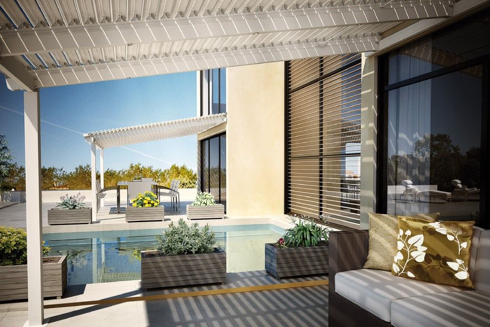 Pergola bioclimatica per terrazzo