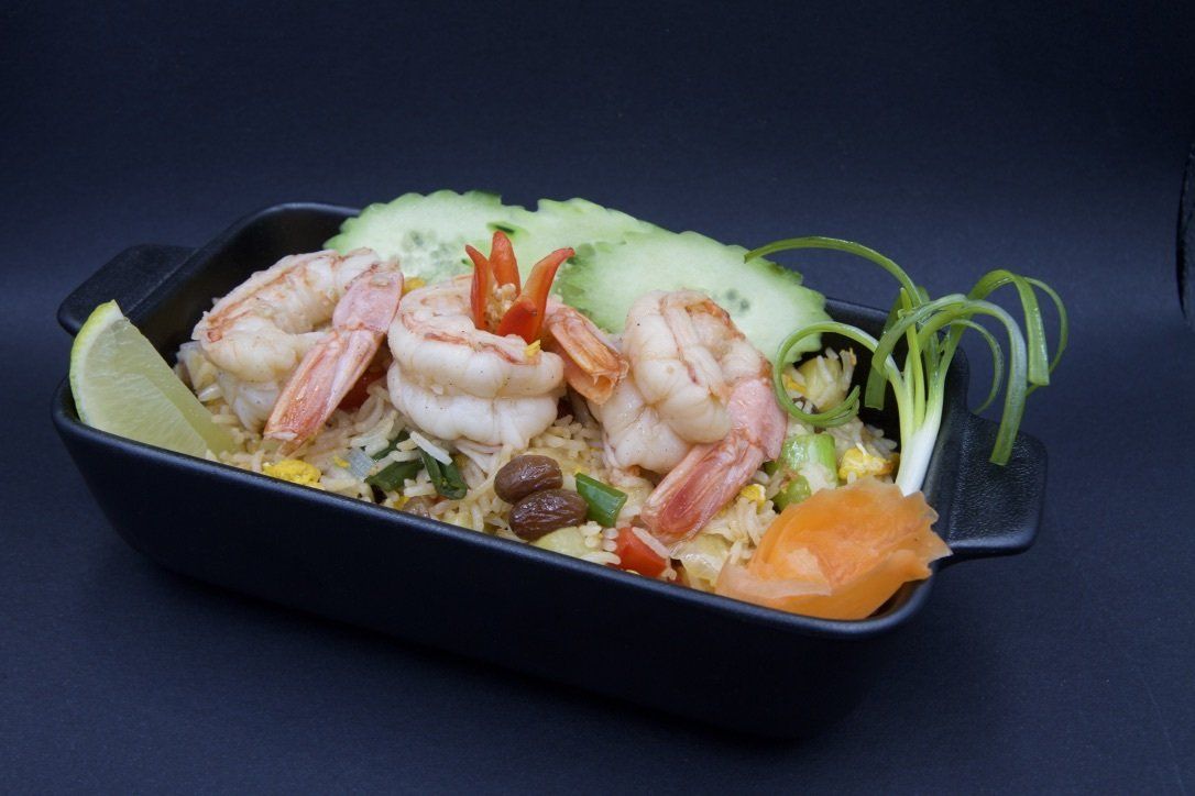 VasThai Khao Pad Sapparod - Gamberi