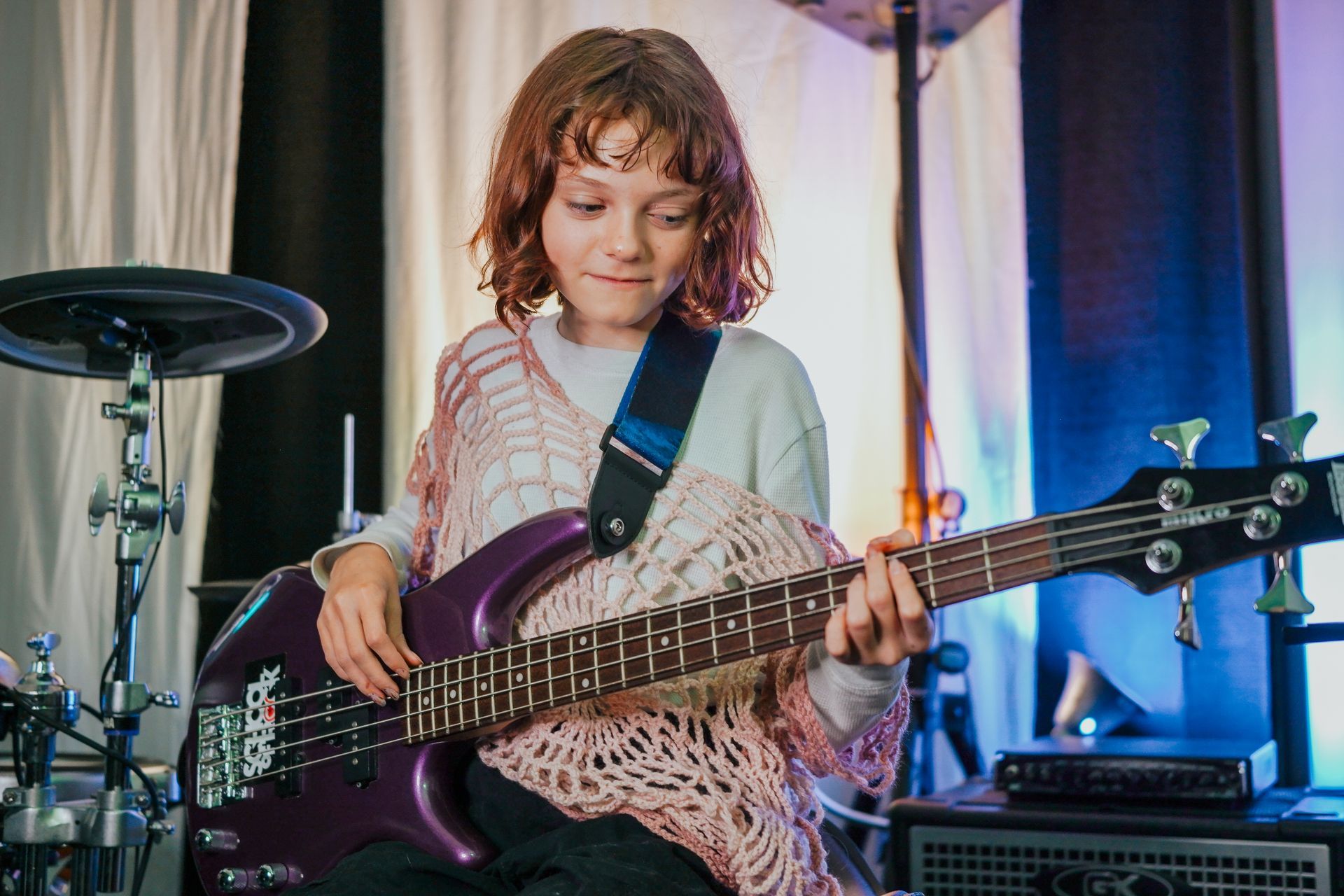 Girl Playing Bass — Pearl City, HI — Hawaii Musicworks Girl Playing Bass — Pearl City, HI — Hawaii Musicworks — Aiea — Kapolei — Ewa Beach — Honolulu — Wahiawa — Waipahu — Mililani