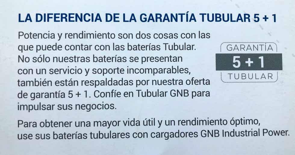 GNB - Tubular 5+1 GNB - Tubular 5+1