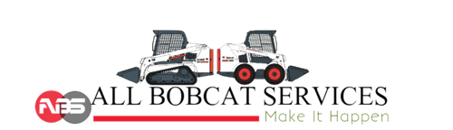 ALL BOBCAT SERVICES logo with two bobcats and the tagline “Make It Happen”