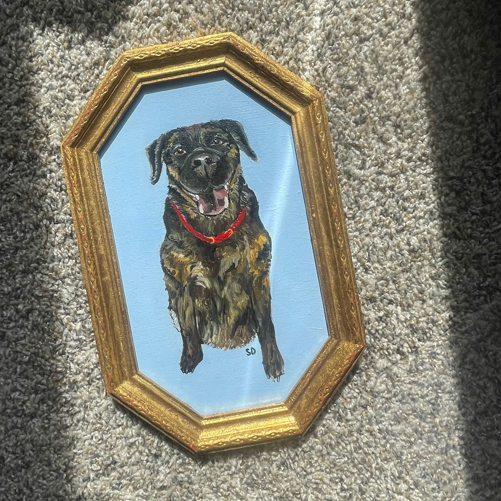 Oil Pet Portrait for Lauren