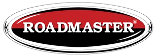 A red and black roadmaster logo on a white background.