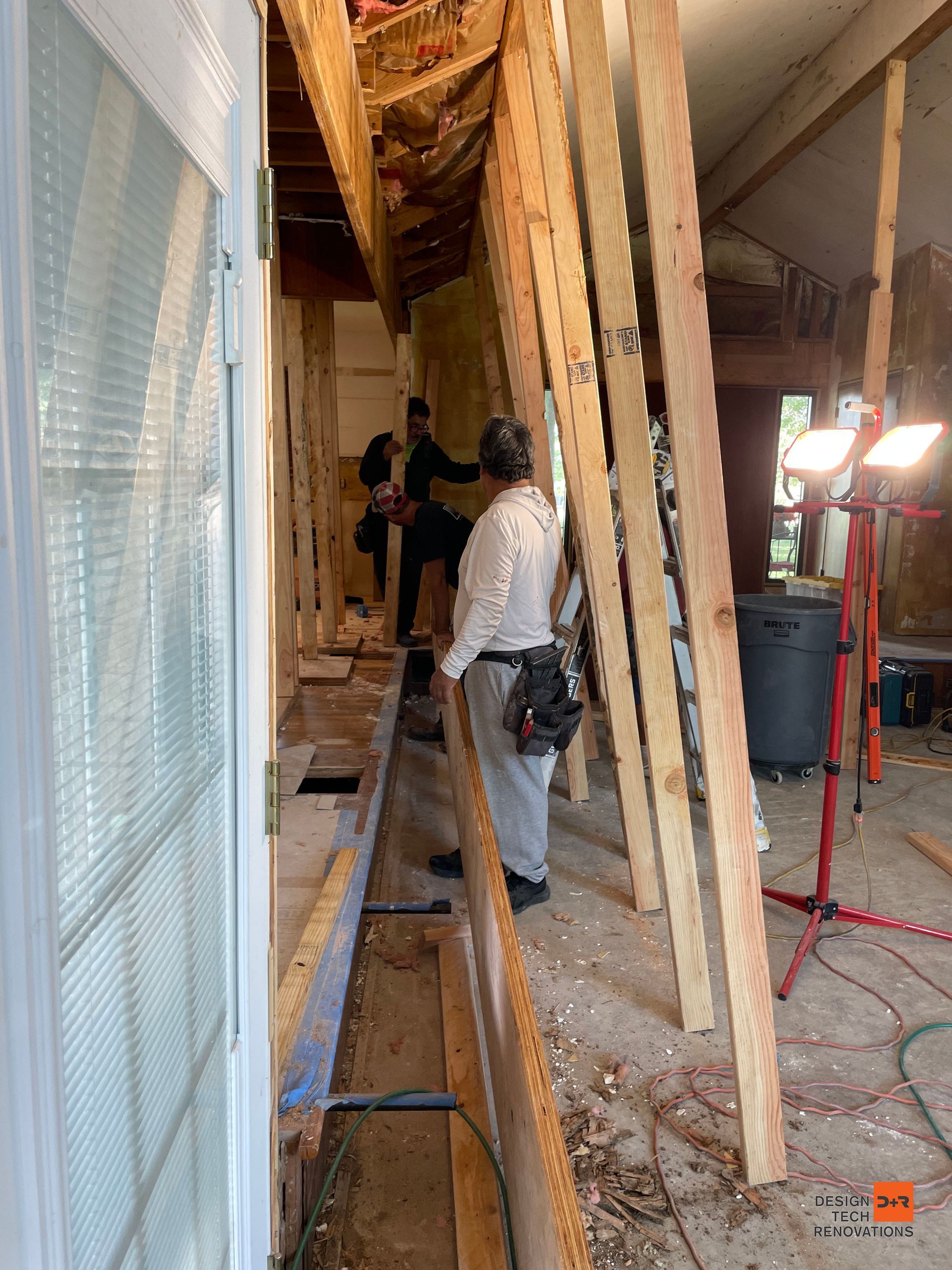 Broken Arrow Whole Home Remodel Structural Beam Replacement