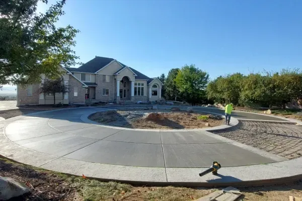 Custom driveway installation in Ogden UT enhancing residential properties with durable and attractive surfaces