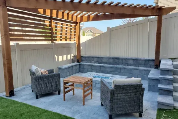 Custom pergola installation in Ogden UT creating shaded and stylish outdoor living spaces